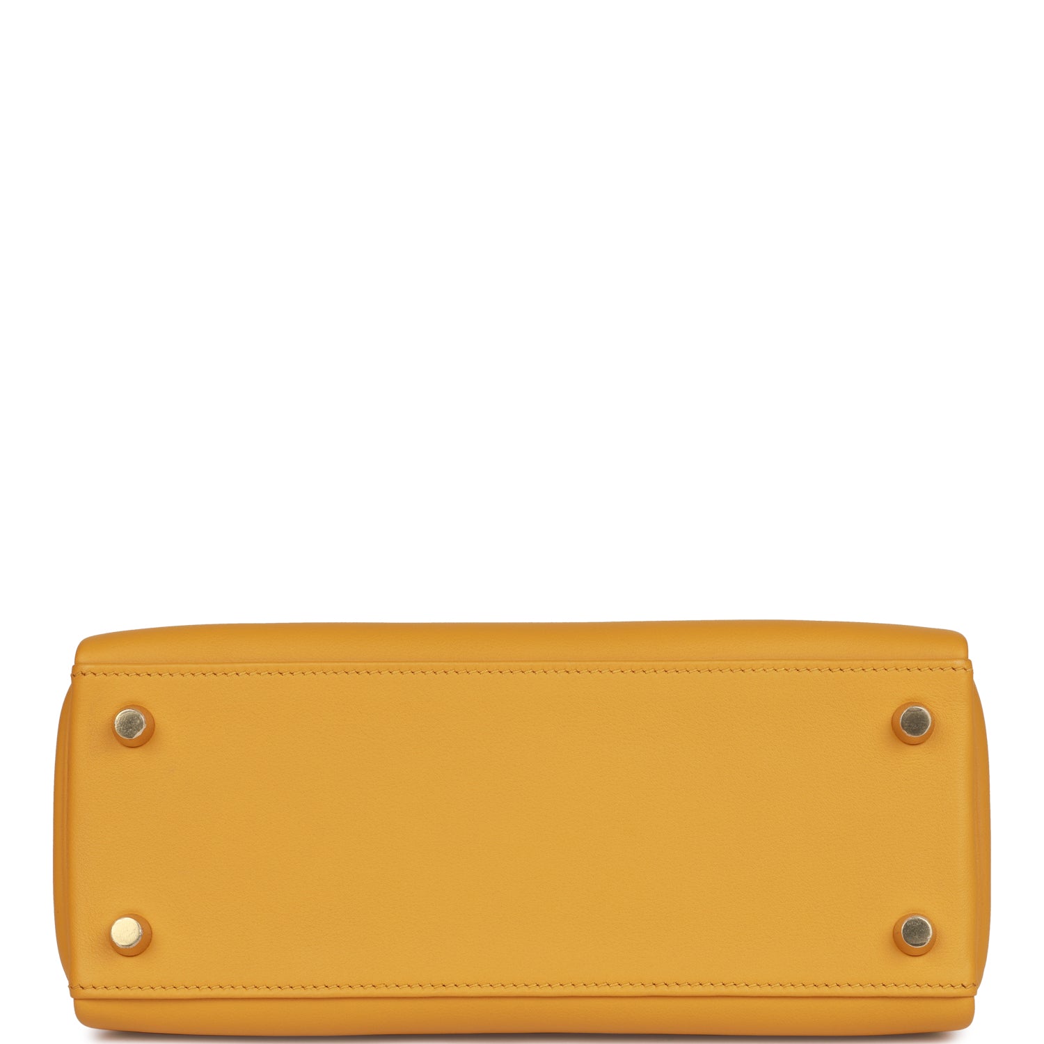 Hermès Kelly Retourne 25 Jaune Ambre Swift Gold Hardware