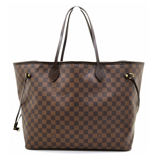 LV N51106 Neverfull GM Shoulder Bag Damier Ebene Canvas