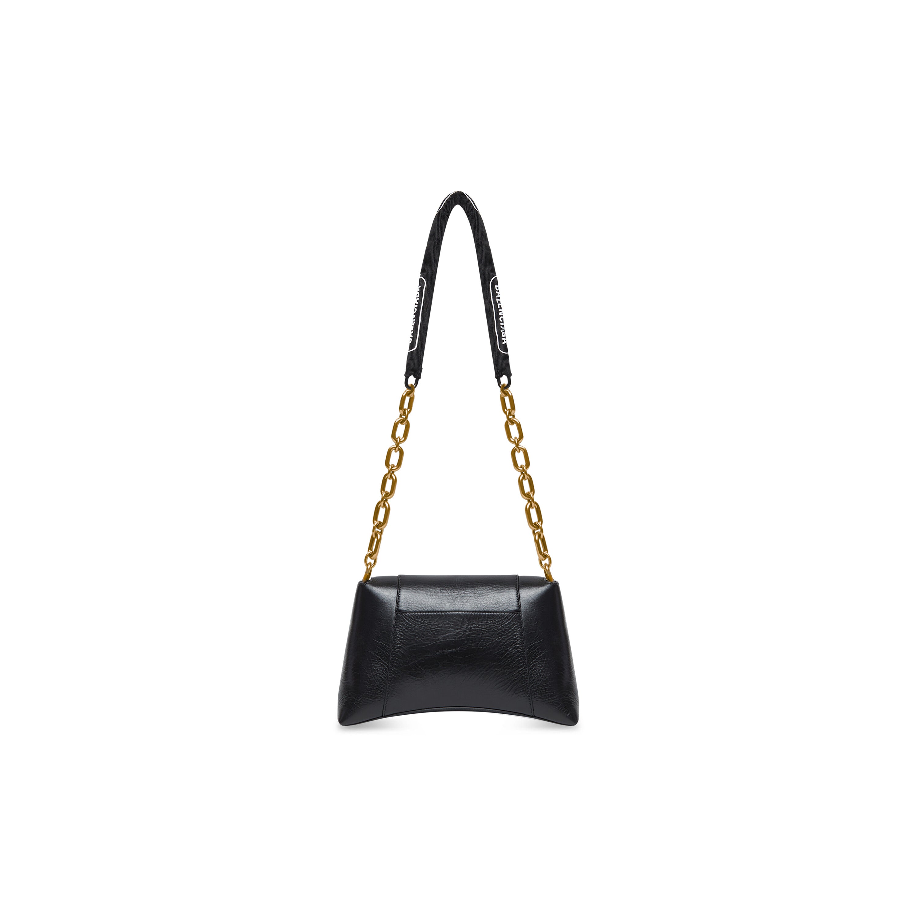 WOMEN'S DOWNTOWN SMALL SHOULDER BAG WITH CHAIN IN BLACK