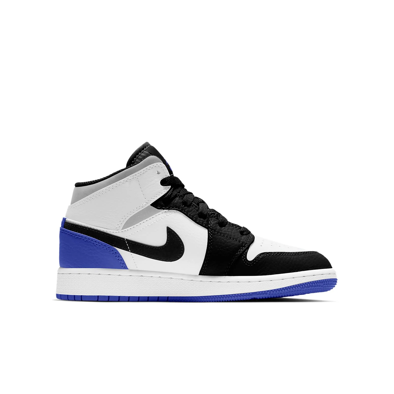 (GS) Air Jordan 1 Mid SE 'Royal Black Toe' BQ6931-102