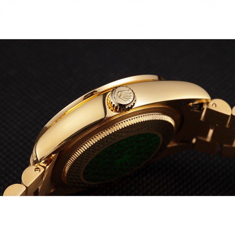 Swiss Rolex Day-Date Diamonds Yellow Gold-SRL184 621614