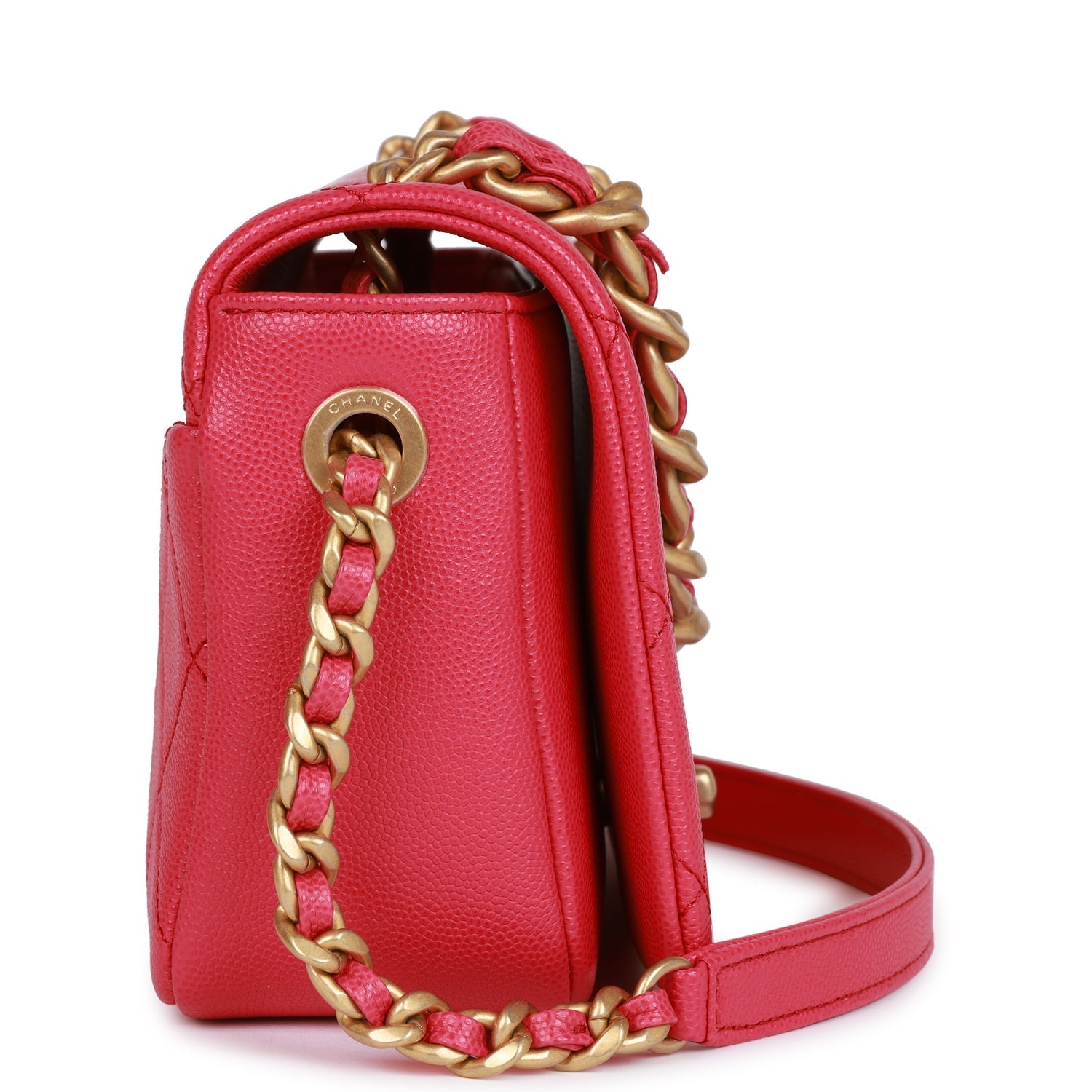 Fashion Therapy Flap Bag Hot Pink Caviar Gold Hardware
