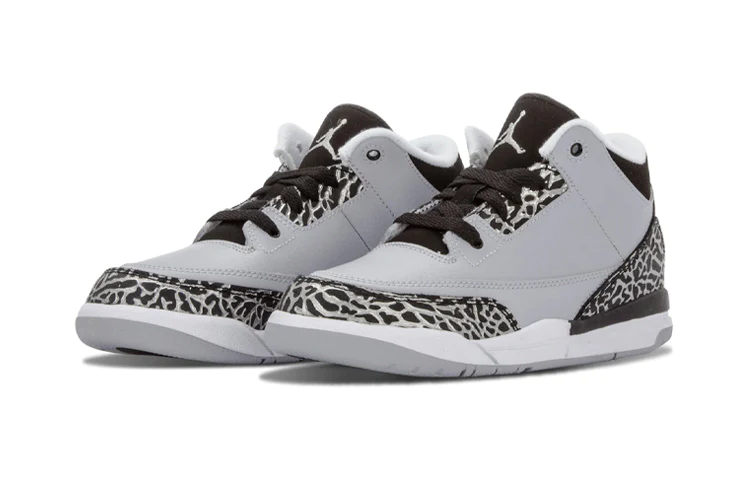 (PS) Air Jordan 3 Retro Bp 'Wolf Grey' 429487-004