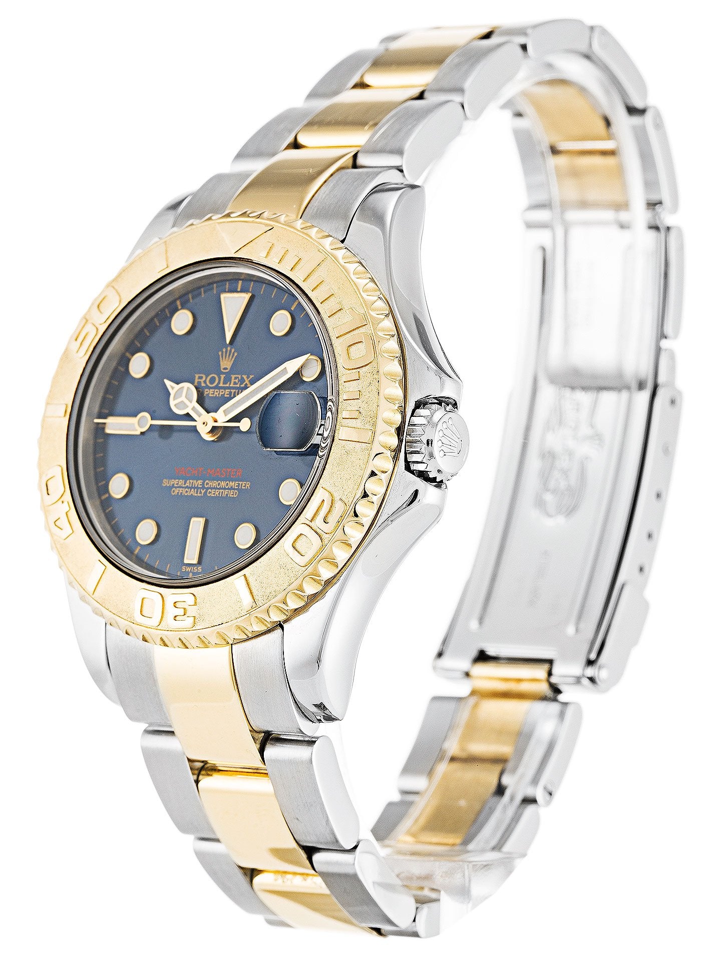 Replica Rolex Yacht-Master 35mm Blue Dial 168623