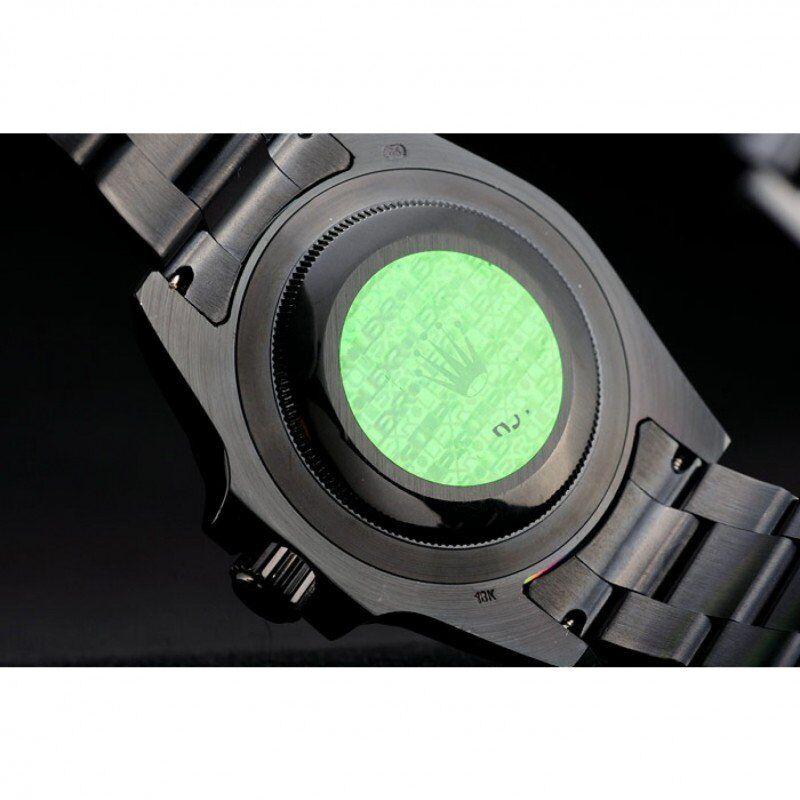 Swiss Rolex Explorer Black Ceramic Bezel Black Dial Watch 98239