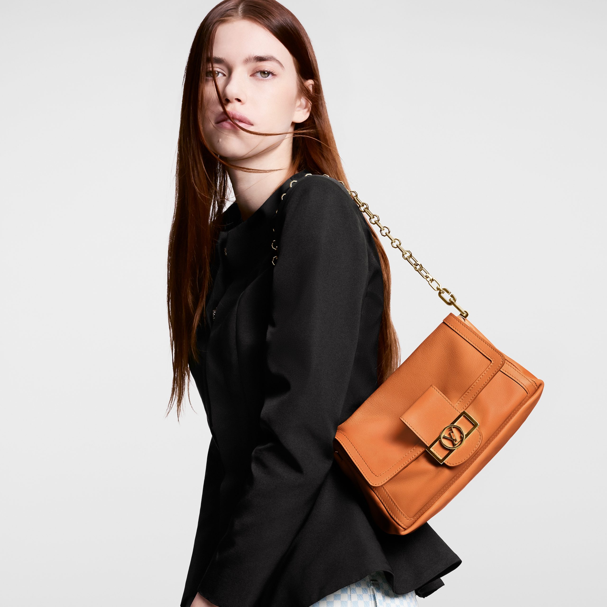 Louis Vuitton M25048 Dauphine Soft MM Orange