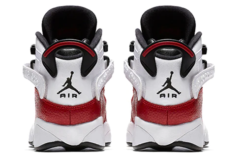 (GS) Air Jordan 6 Rings 'White Red' 323419-120