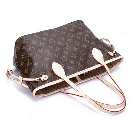 LV M40155 Neverfull PM Shoulder Bag Monogram Canvas