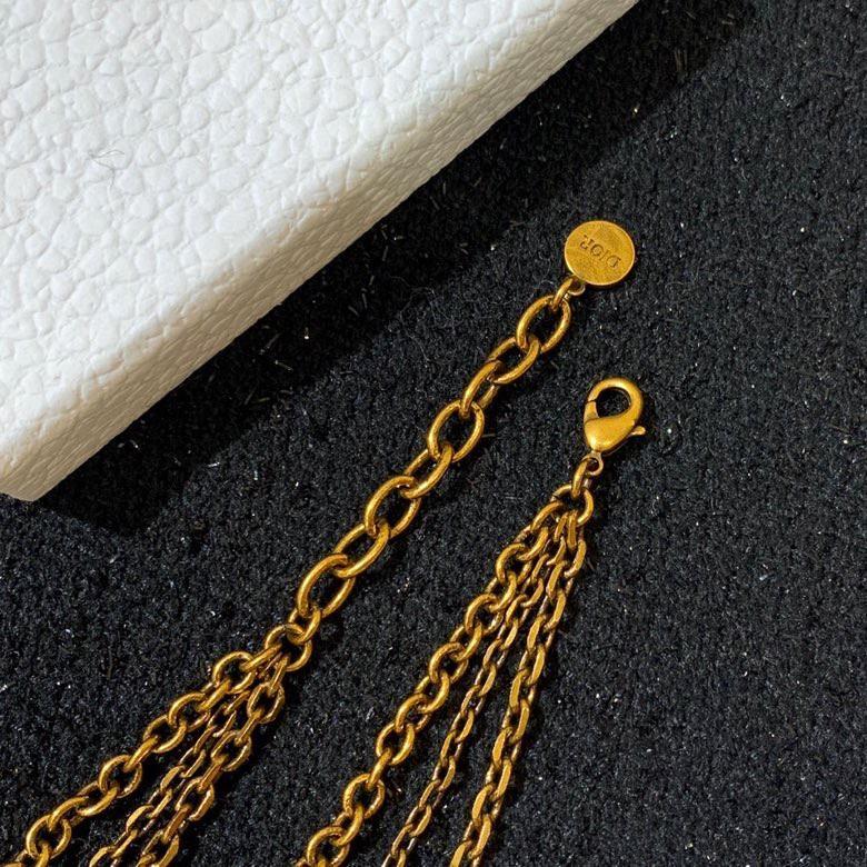 Crystal Clover Star and Heart Charm Ladies Necklace