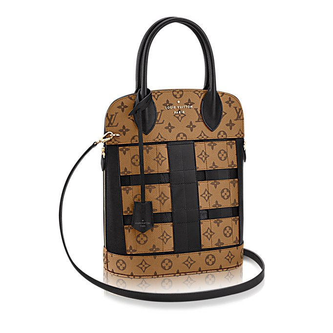 LV Monogram REVERSE CANVAS TRESSAGE TOTE