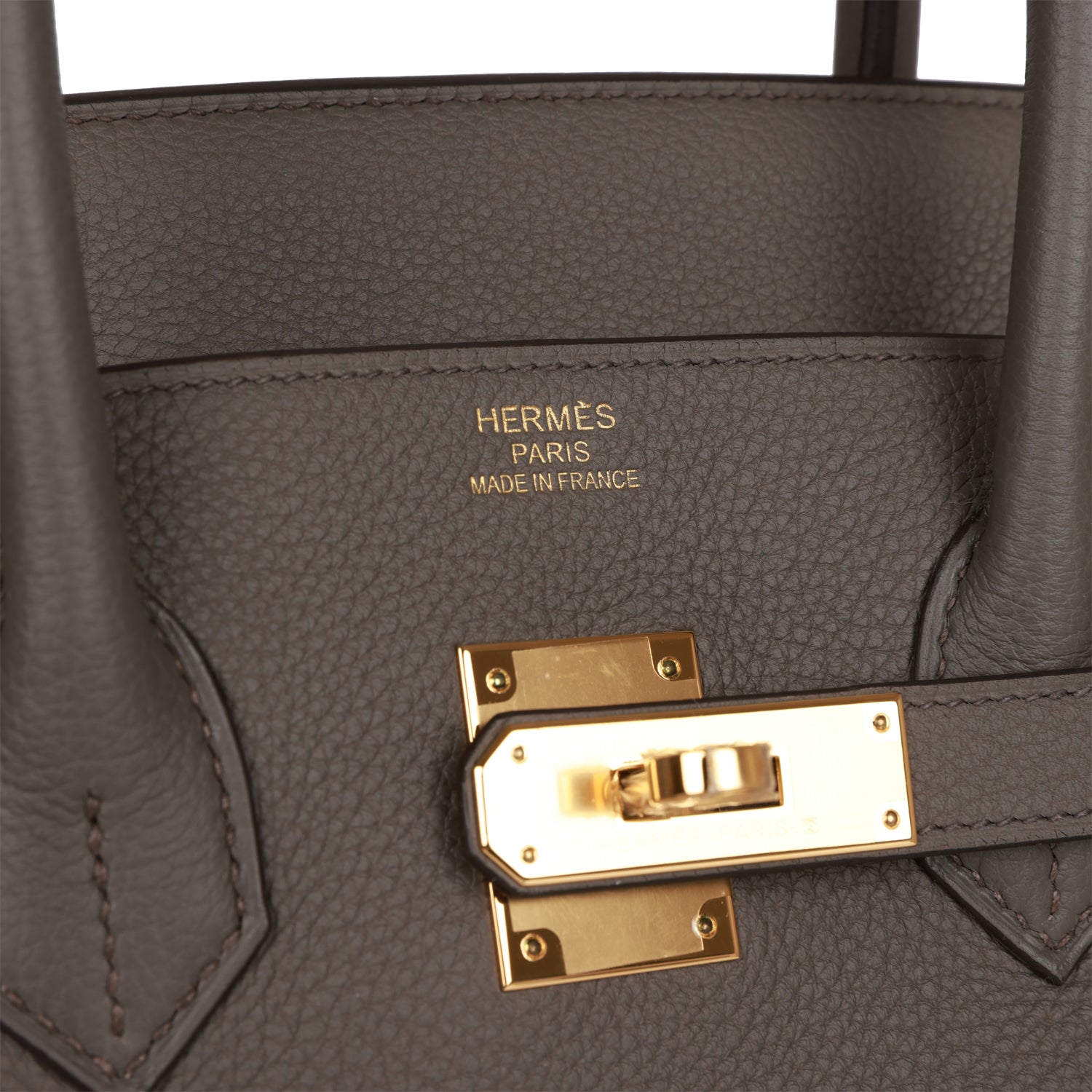 Hermès Birkin 35 Gris Etain Togo Gold Hardware