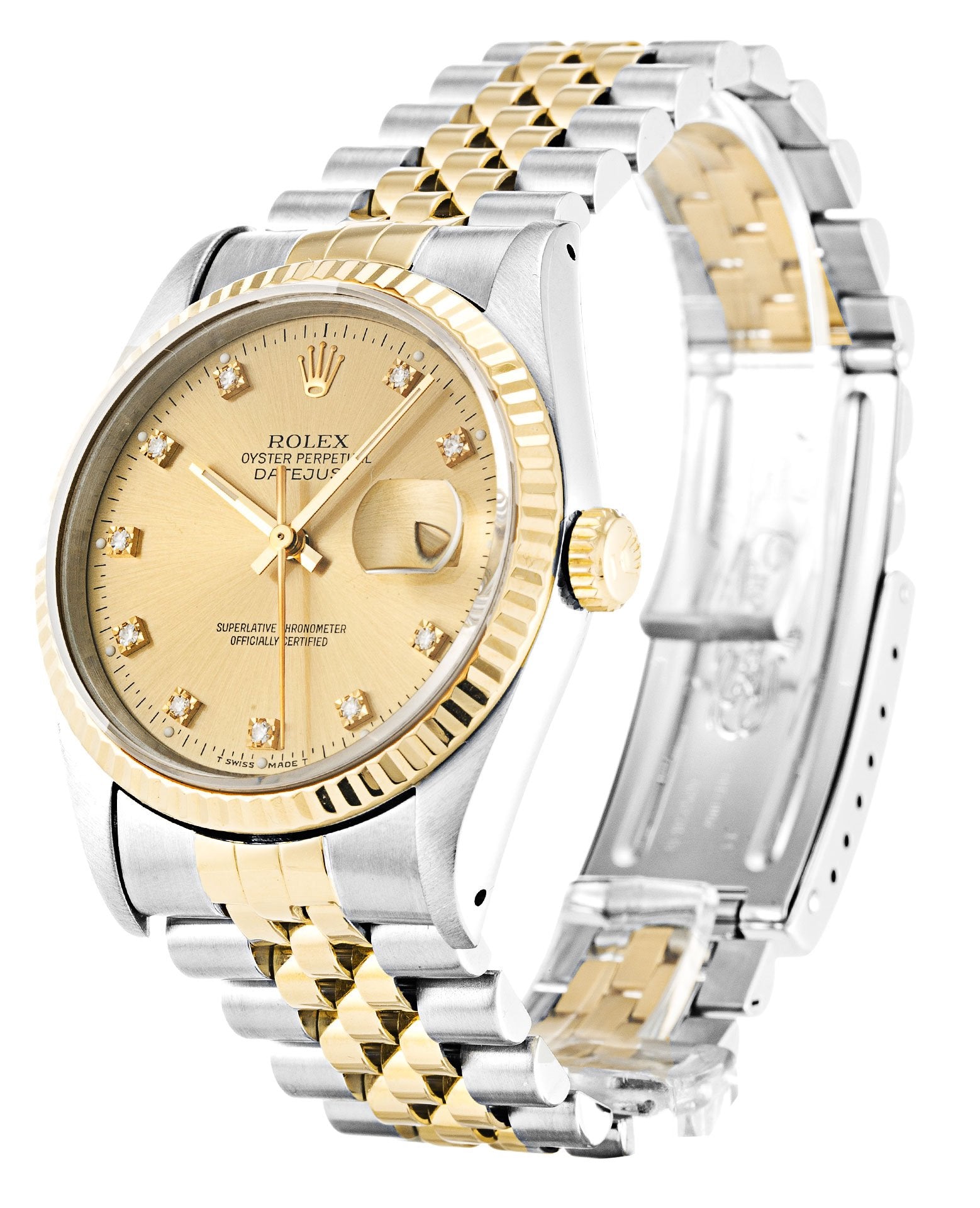 Replica Rolex Datejust 36mm Champagne Dial 16233