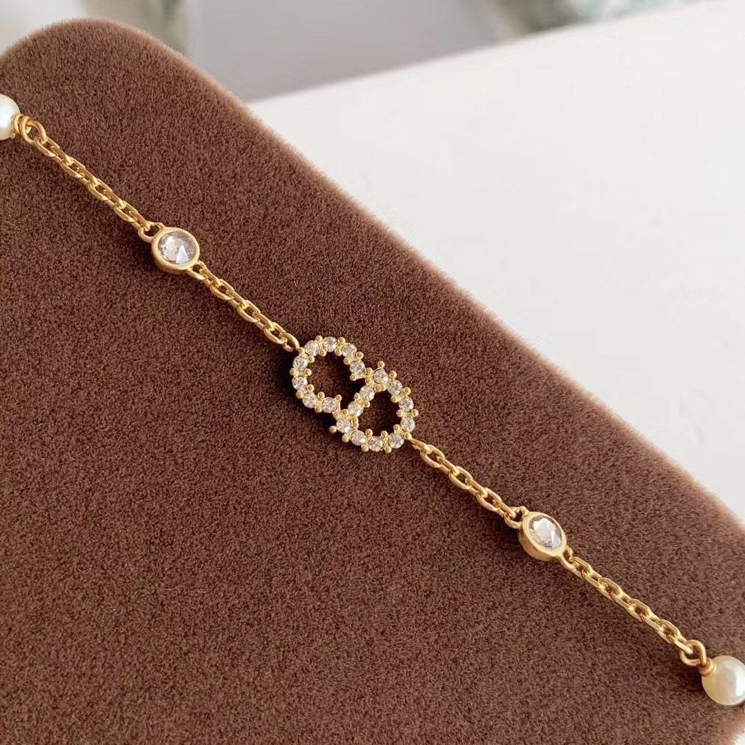 Diamond Classic Letter Bracelet