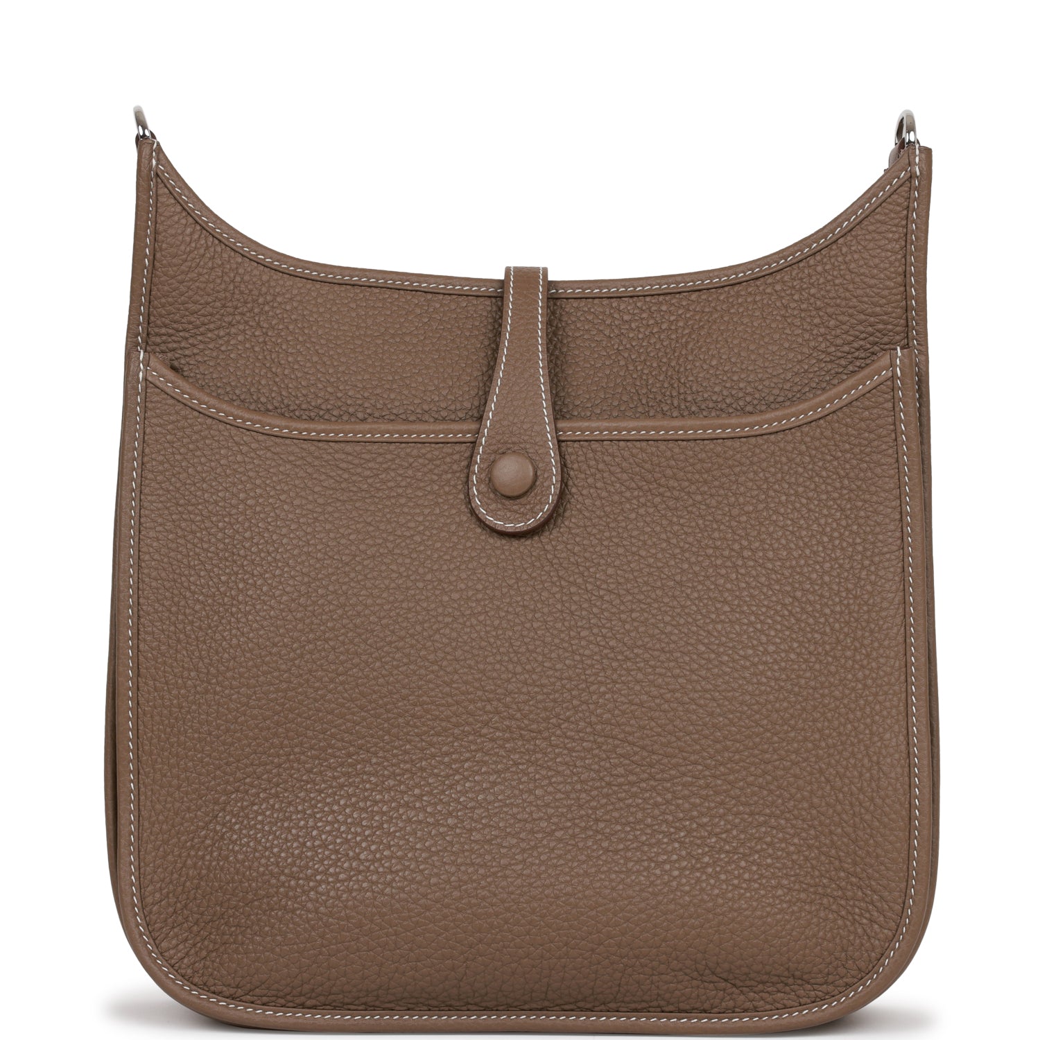 Hermès Evelyne III PM Etoupe Clemence Palladium Hardware