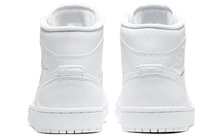(WMNS) Air Jordan 1 Mid 'White Snakeskin' BQ6472-110