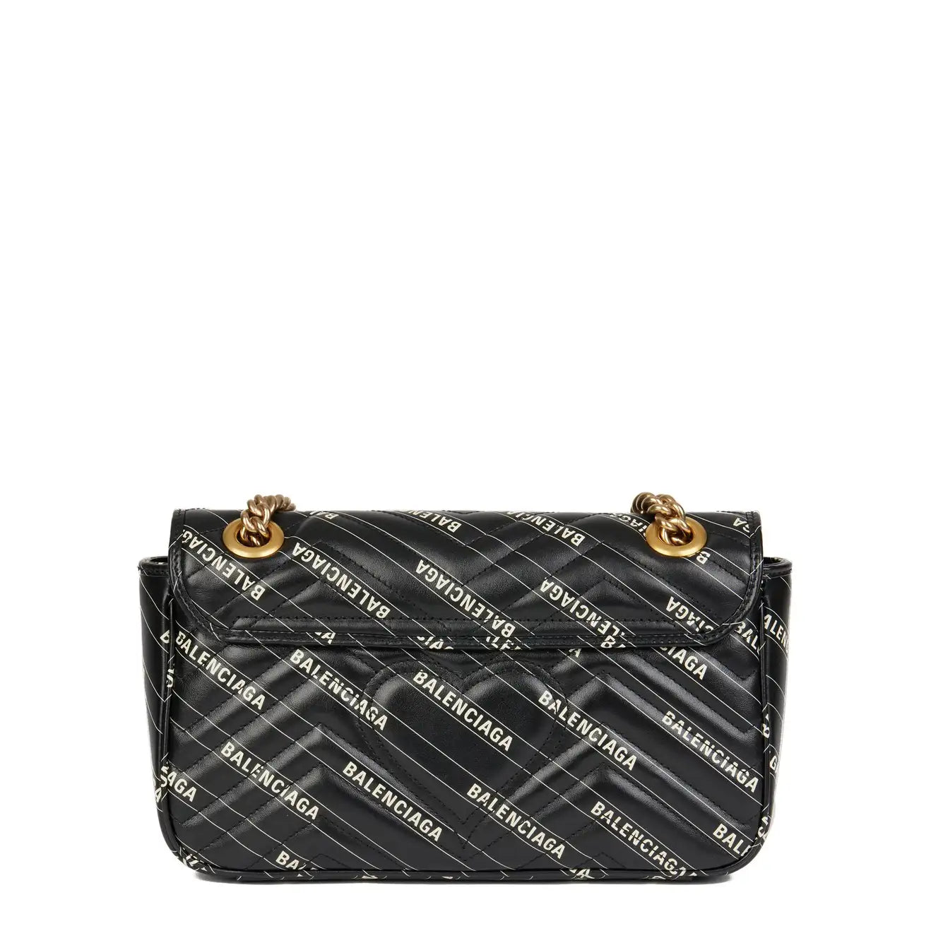 Gucci x Balenciaga The Hacker Project Small GG Marmont Bag - Black