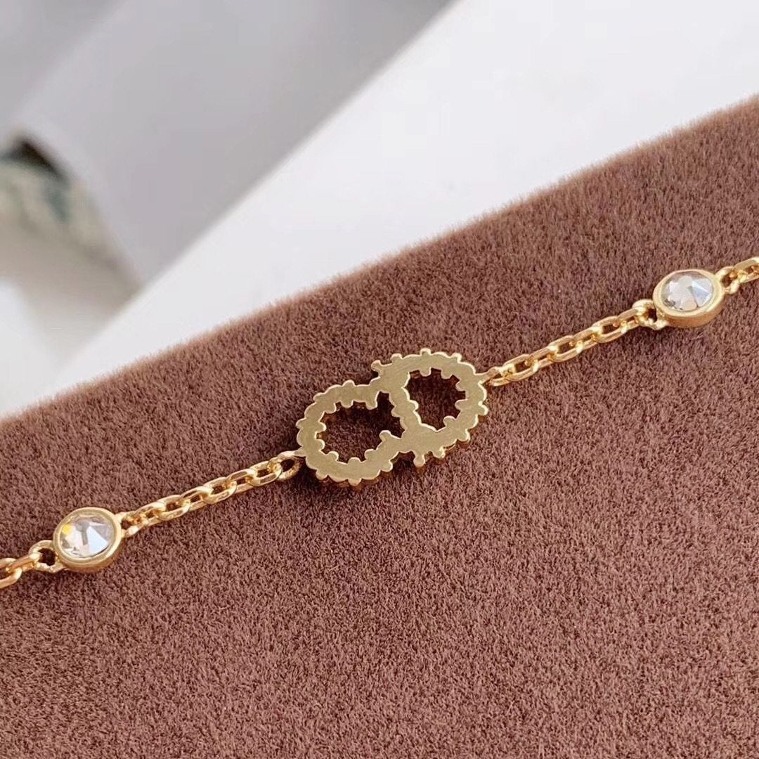 Diamond Classic Letter Bracelet