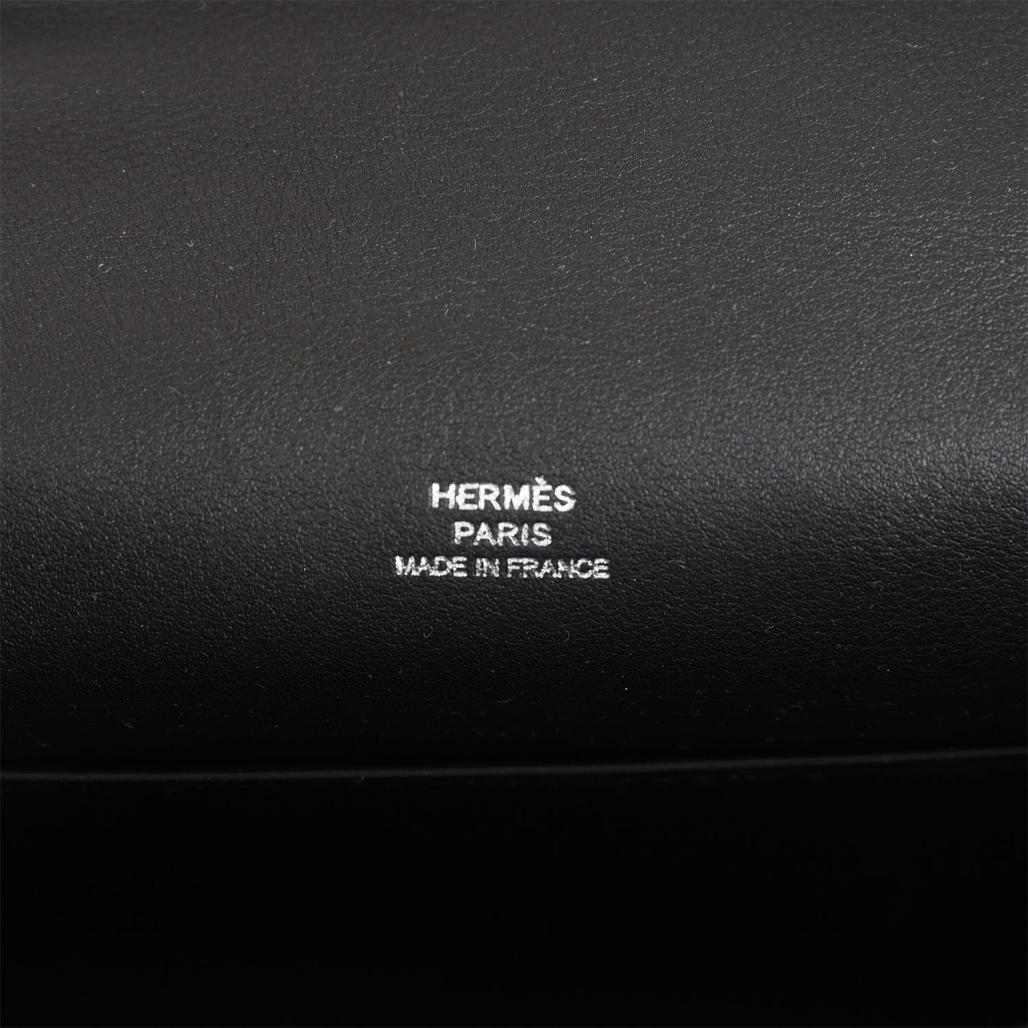 Hermès Kelly Pochette Black Swift Palladium Hardware