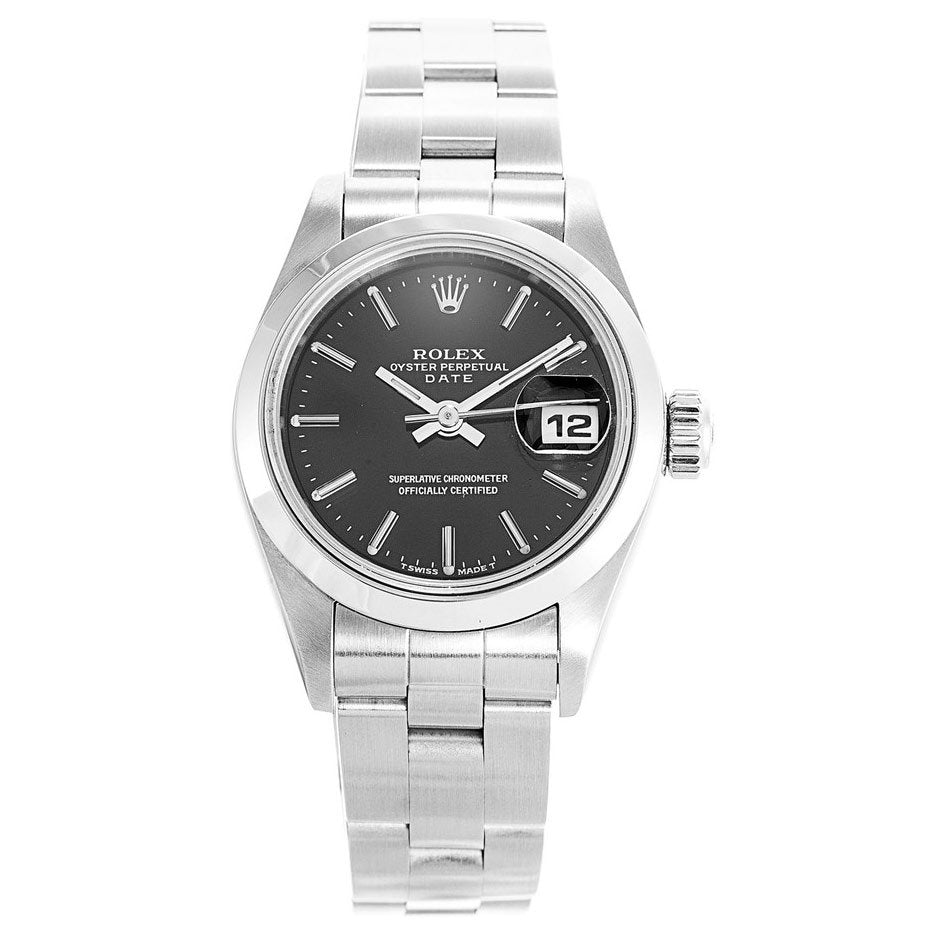 Rolex Datejust Black Dial Ladies 69160