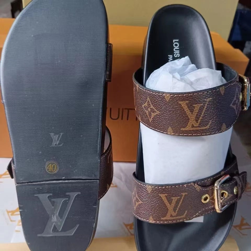 LV SLIDES SANDALS