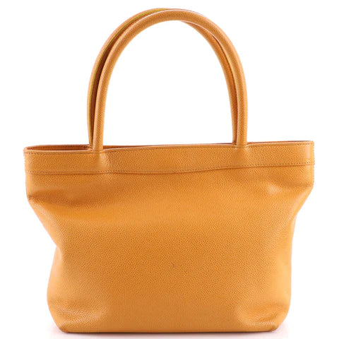 Vintage Open Tote Caviar Small