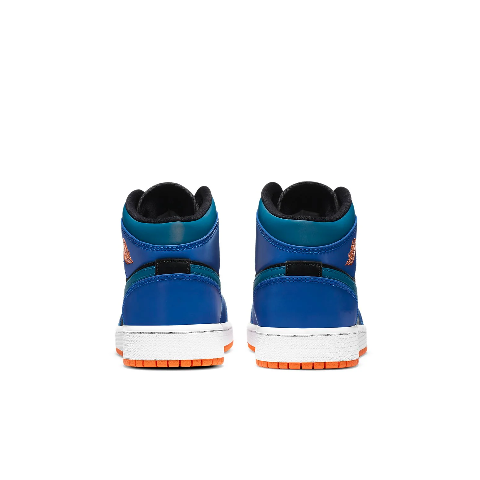 (GS) Air Jordan 1 Mid 'Racer Blue Green Abyss' 554725-440