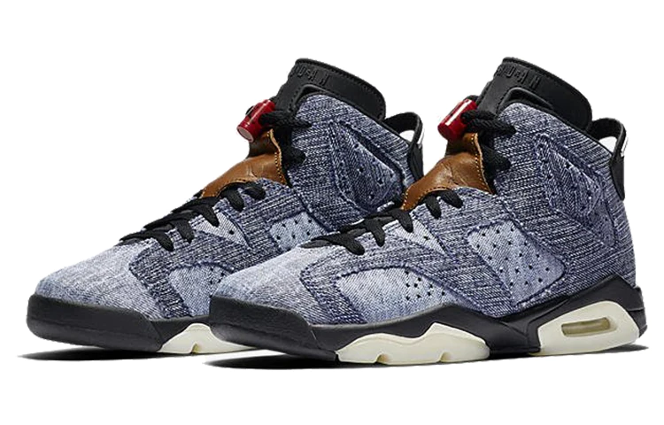 (GS) Air Jordan 6 Retro 'Washed Denim' CV5489-401