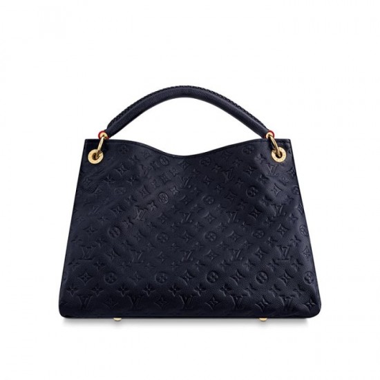 Louis Vuitton Artsy MM M41066 Black White Navy Red