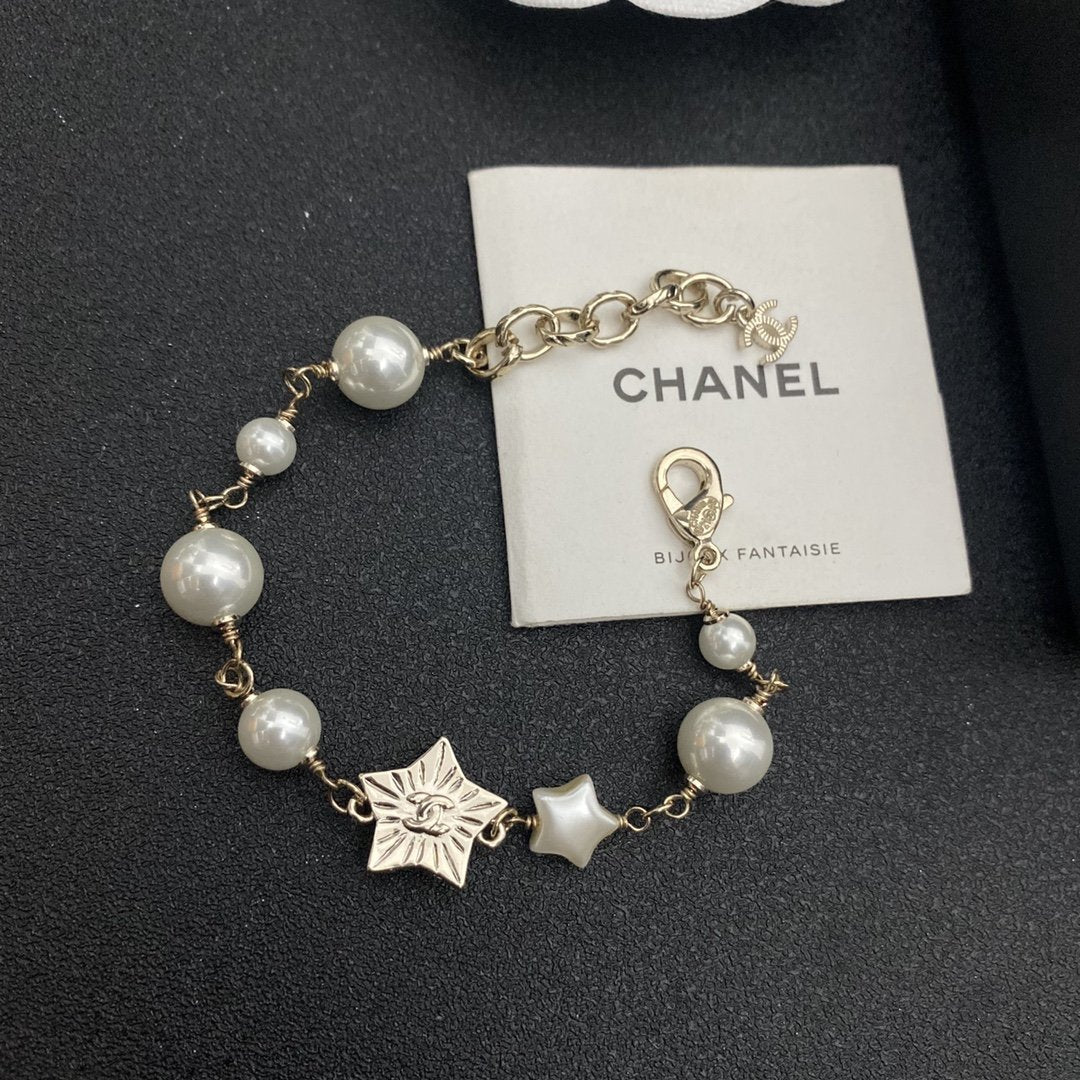 Exquisite star pearl bracelet