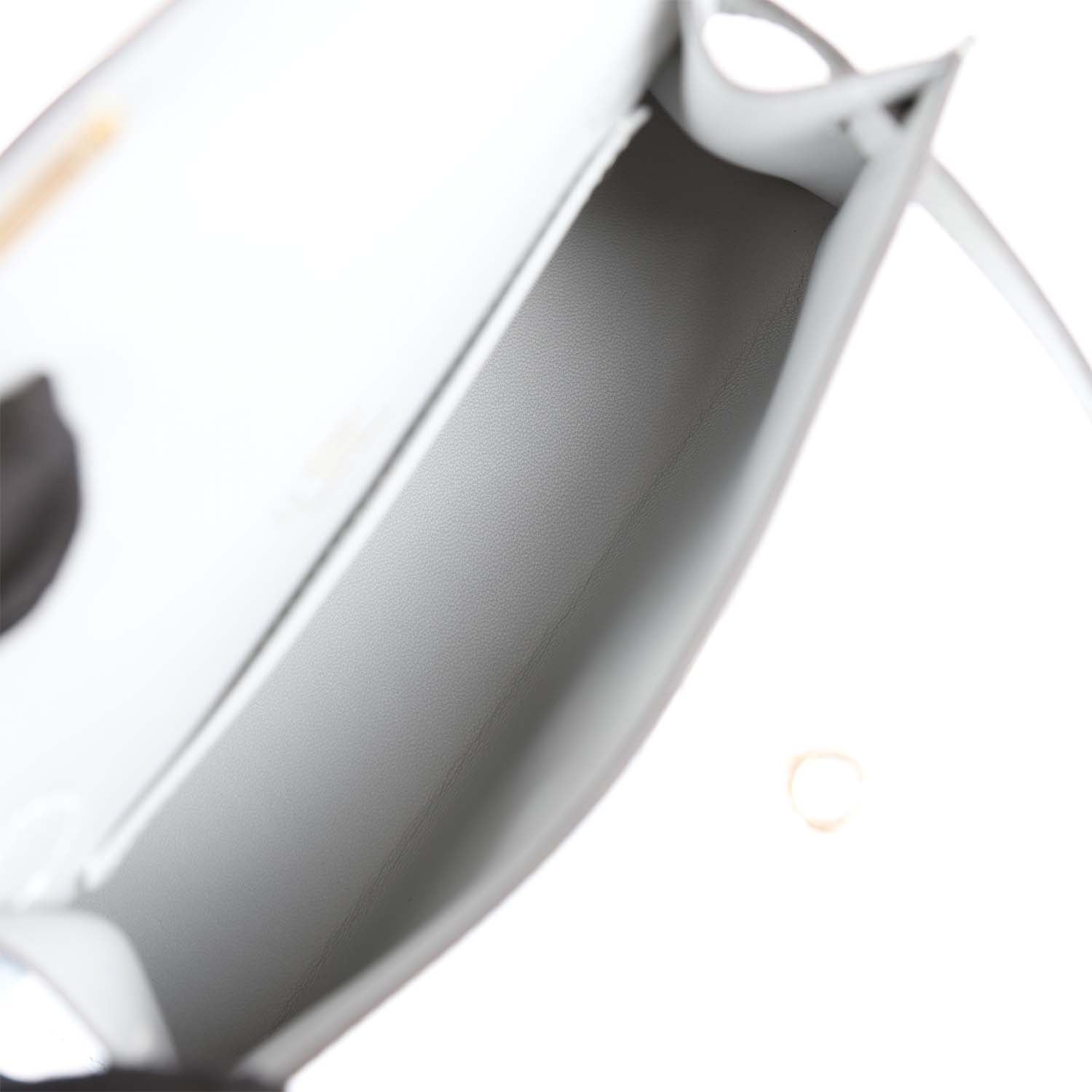 Hermès Special Order (HSS) Kelly Sellier 20 Casaque Bleu Brume and Gris Meyer Epsom Permabrass Hardware