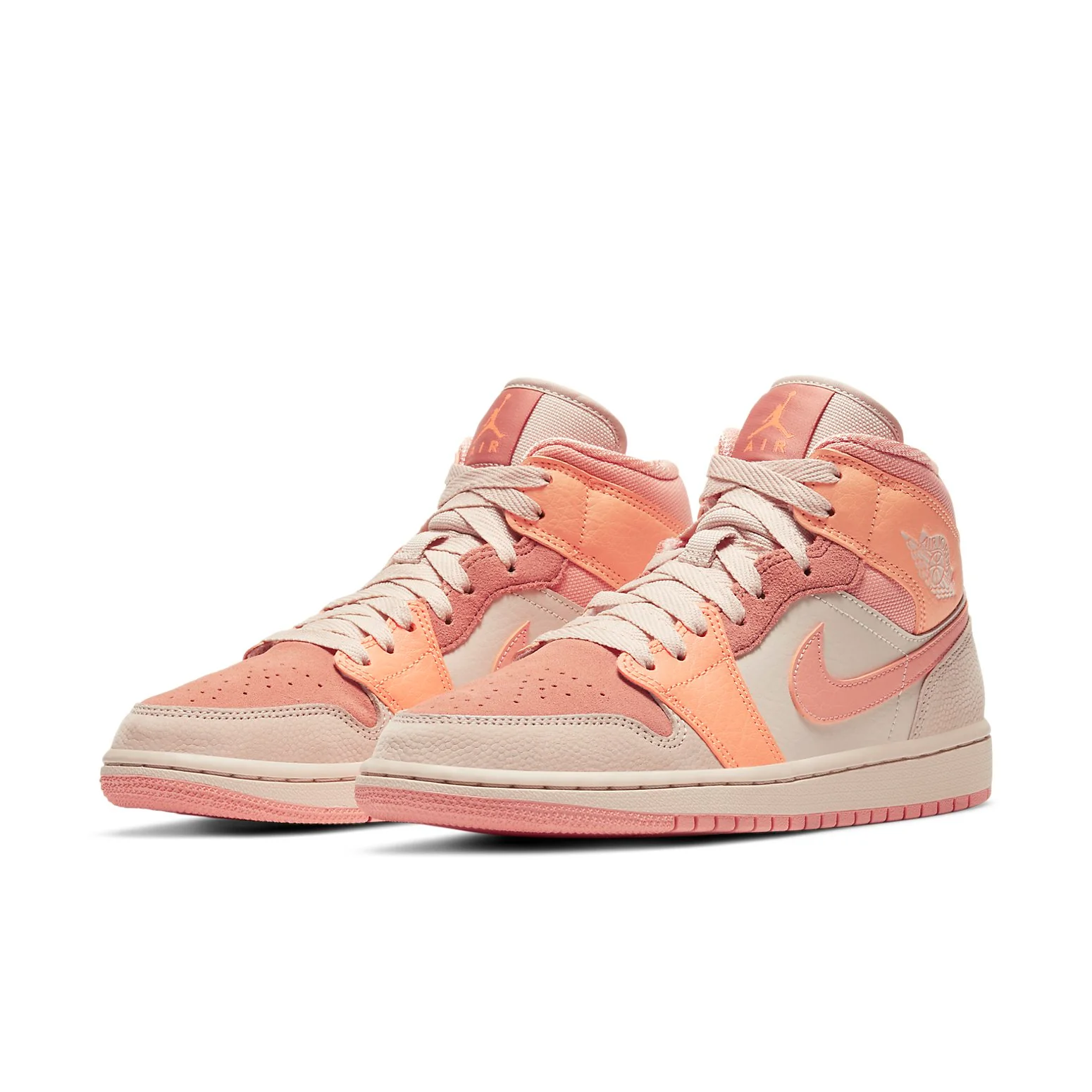 (WMNS) Air Jordan 1 Mid 'Apricot' DH4270-800