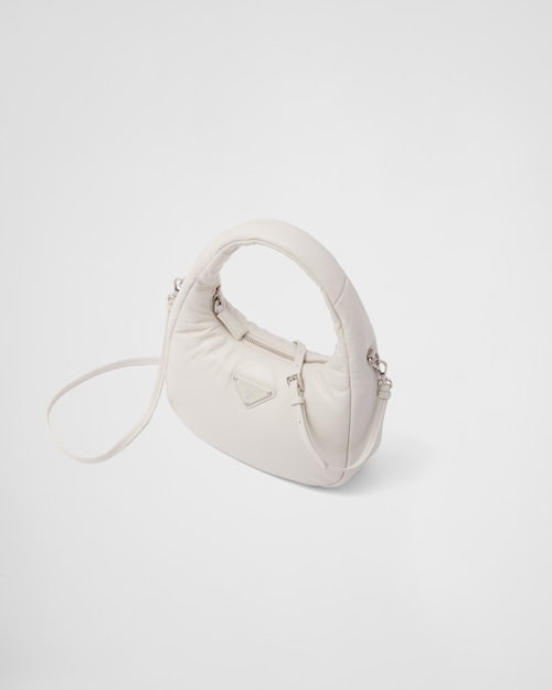 Prada Soft padded nappa leather mini-bag - White