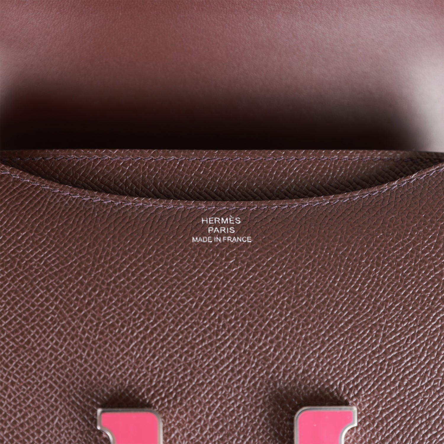 Hermès Constance 18 Rouge Sellier Epsom Palladium Hardware