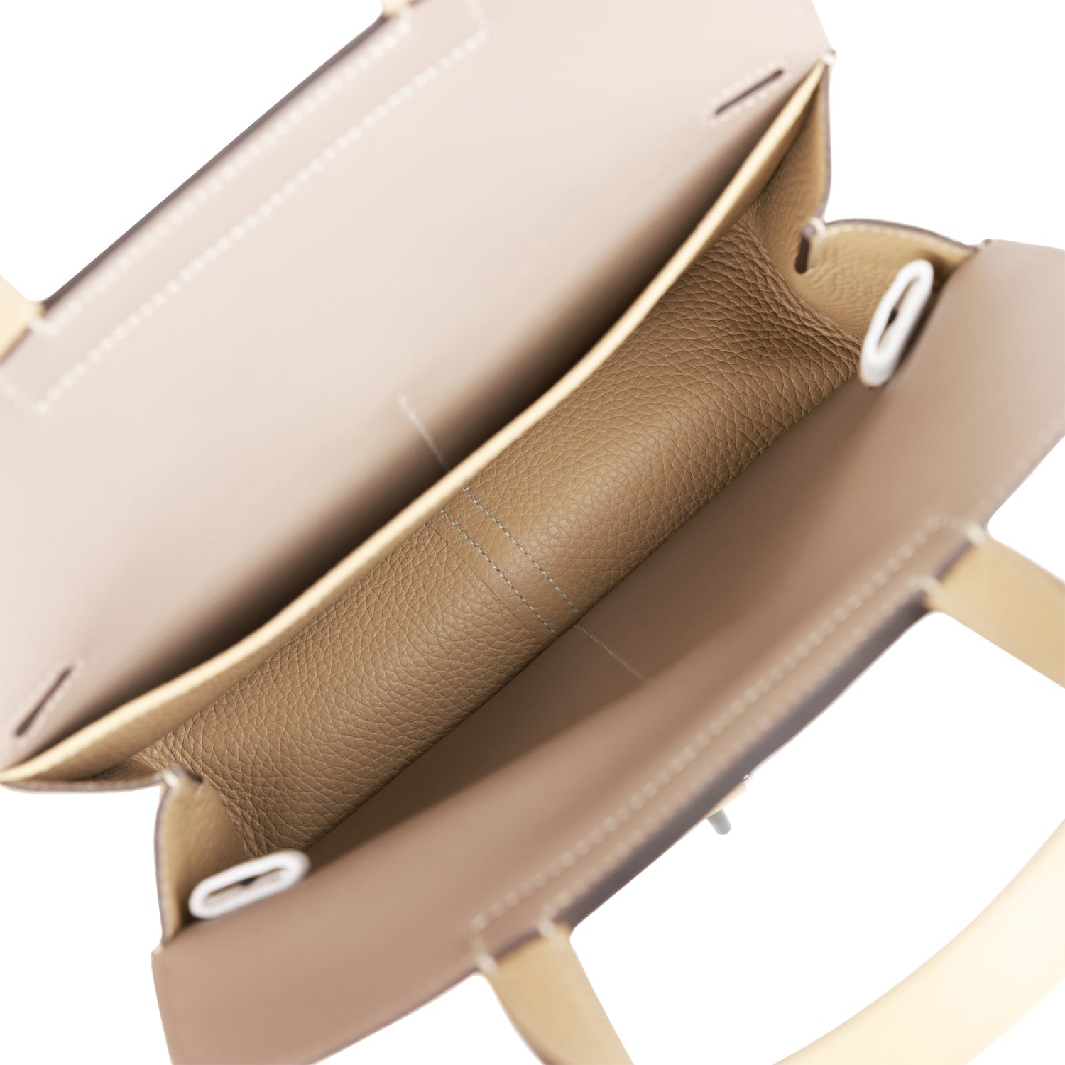 Hermès Halzan 25 Trench Clemence Verso Palladium Hardware