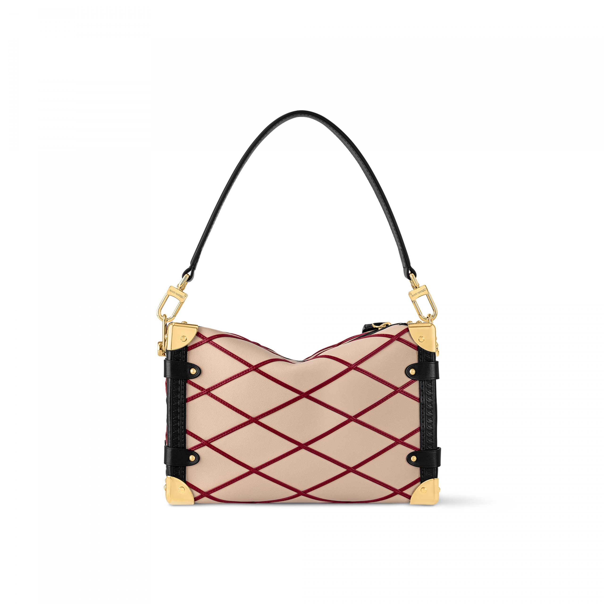 Louis Vuitton M24403 Side Trunk MM Malletage Beige/Red