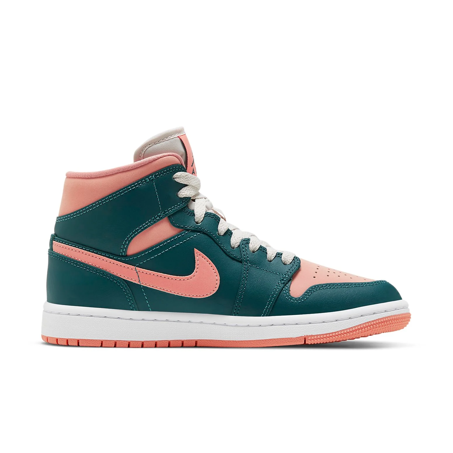(WMNS) Air Jordan 1 Mid 'Dark Teal Green' BQ6472-308