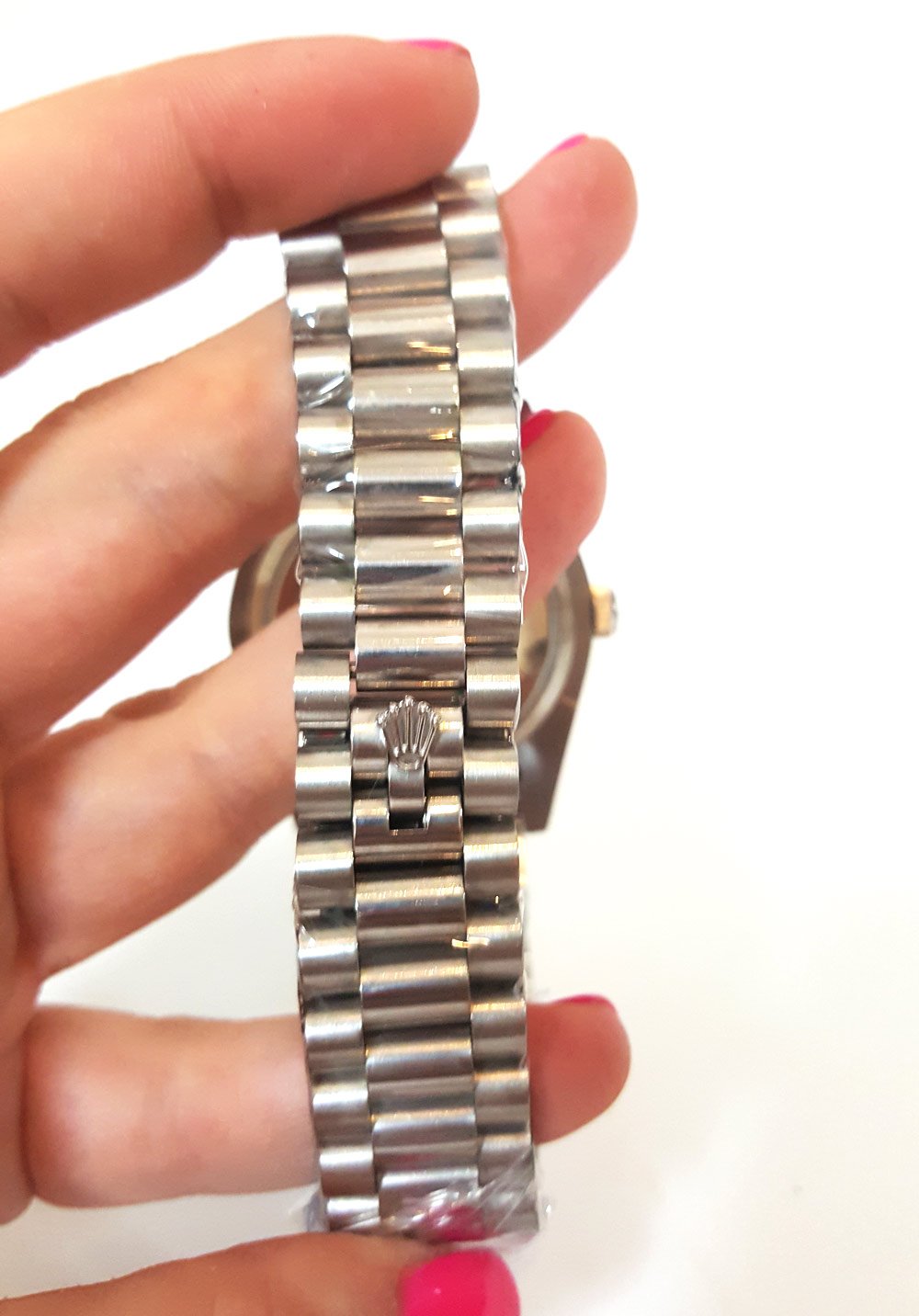 Replica Rolex Day-Date 36mm Silver Dial 118346