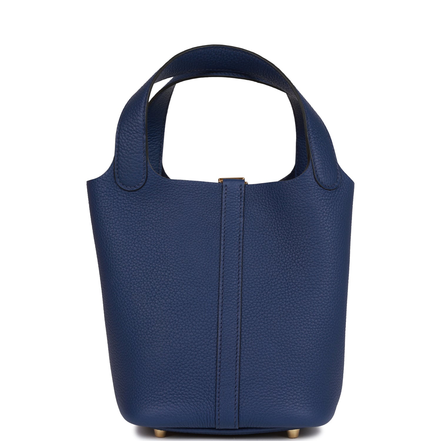 Hermès Picotin Lock 18 Bleu Saphir Clemence Gold Hardware