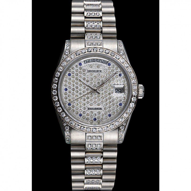 Swiss Rolex Day-Date Diamonds-SRL182 621612