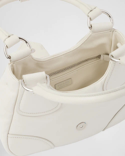 Prada Moon padded nappa-leather bag - White