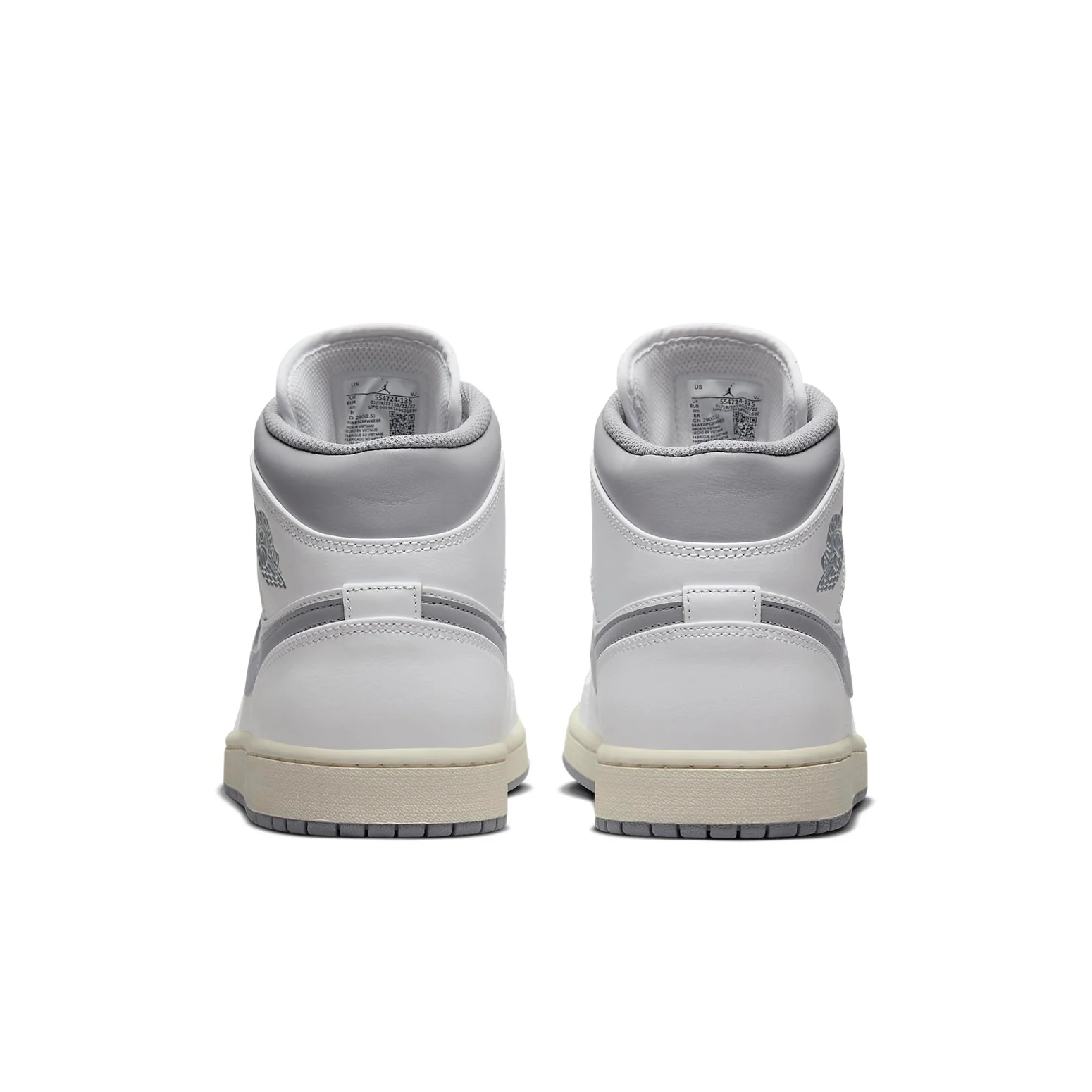 Air Jordan 1 Mid 'Neutral Grey' 554724-135