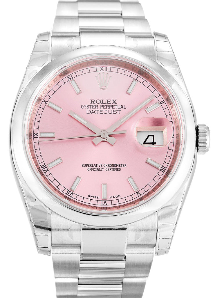 Replica Rolex Datejust 36mm Pink Dial 116200