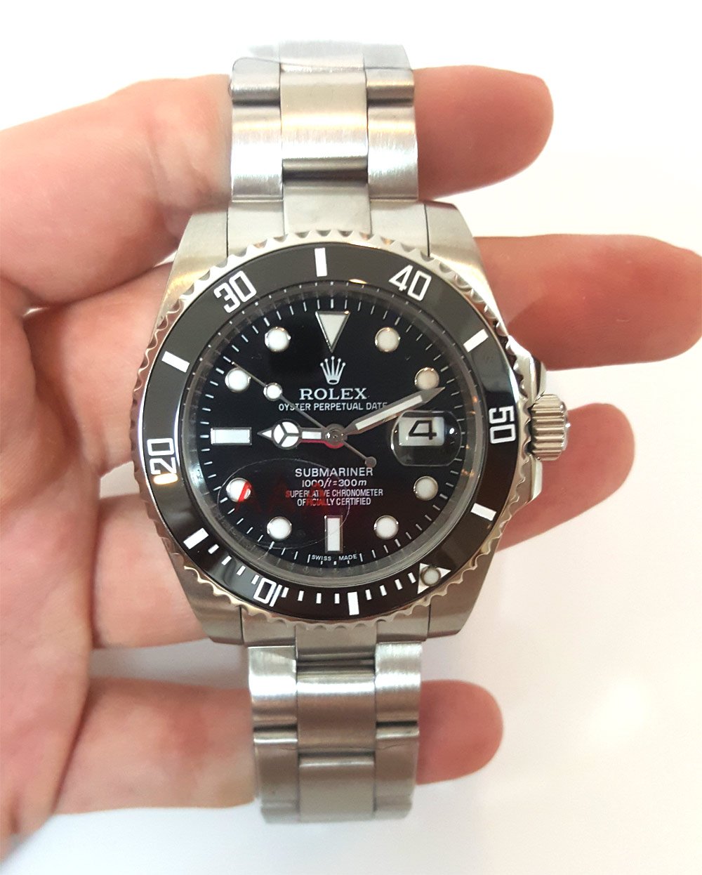 Replica Rolex Submariner 40mm Black Dial 116610LN