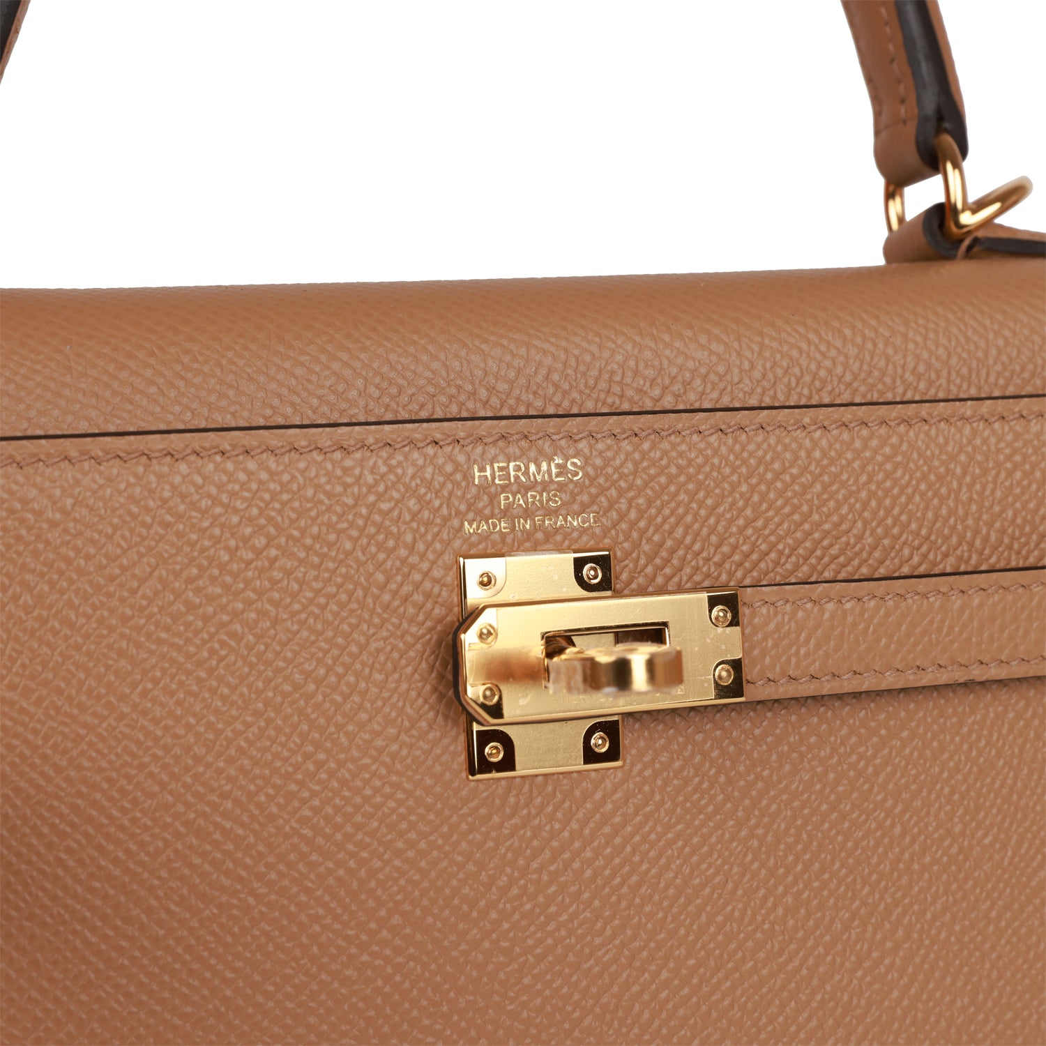 Hermès Kelly Sellier 25 Chai Epsom Gold Hardware