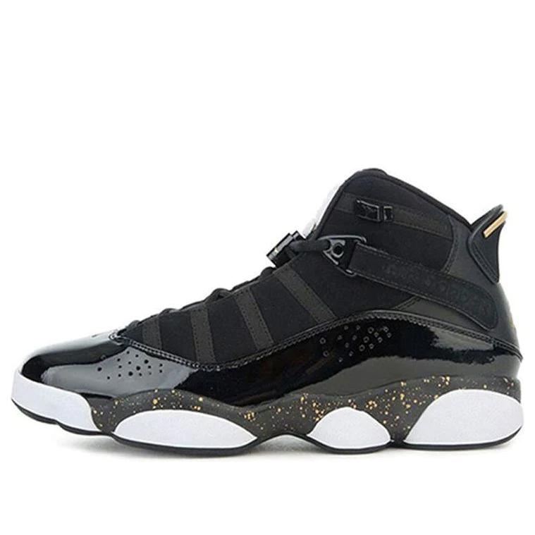 Air Jordan 6 Rings 'Black Metallic Gold' 322992-007