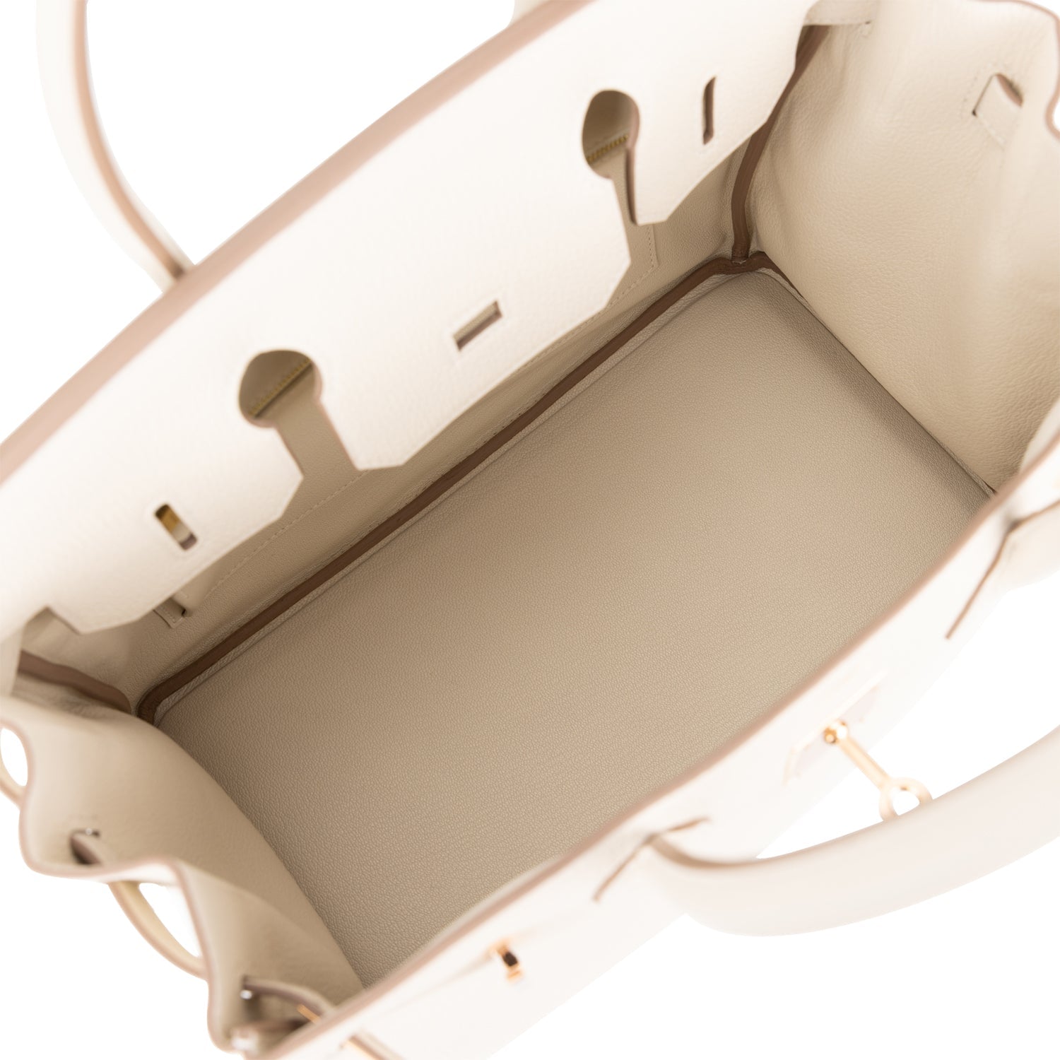 Hermès Birkin 30 Craie Togo Rose Gold Hardware