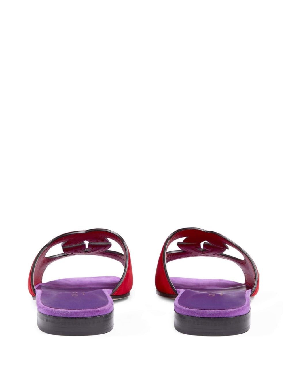 Interlocking G cut-out sandals