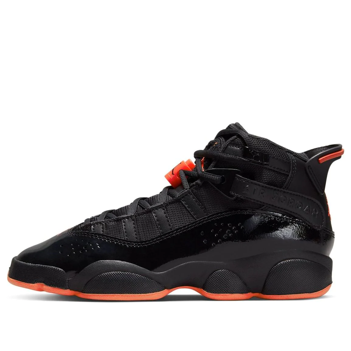 (GS) Air Jordan 6 Rings 'Black Infrared' 323419-066