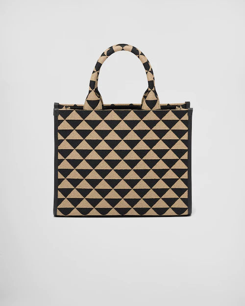 Prada Small Symbole embroidered fabric handbag