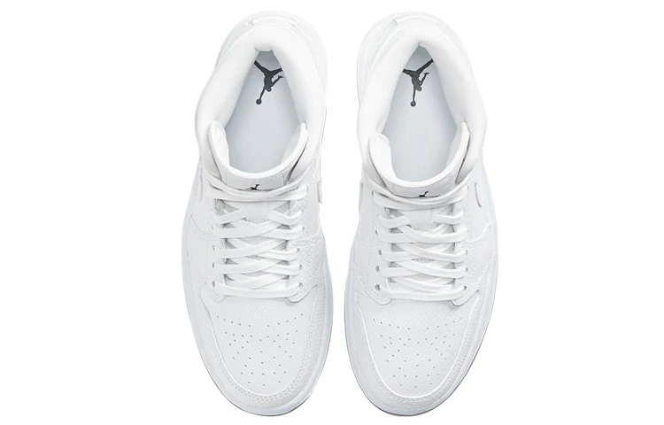 (WMNS) Air Jordan 1 Mid 'White Snakeskin' BQ6472-110